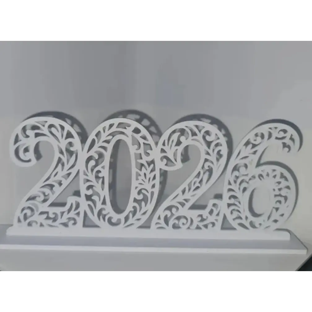 Figura Decorativa - Letrero Año Nuevo 2026 2