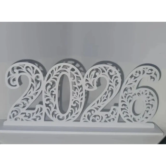 Figura Decorativa - Letrero Año Nuevo 2026
