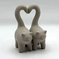 Figura Decorativa - Gatitos Con Cola Corazón - Miniatura 2