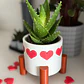 Maceta De Corazones - San Valentín - Miniatura 3