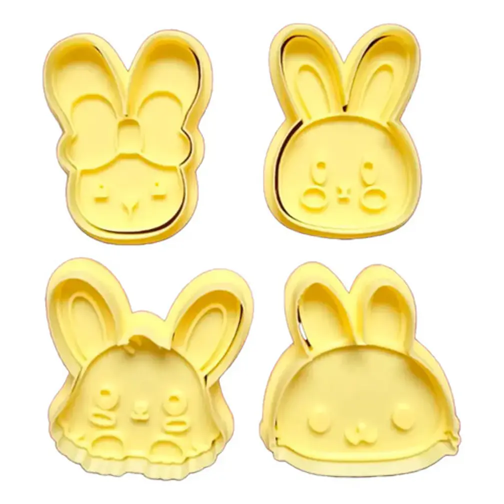 Cortadores De Galletas - Conejitos De Pascua (pack 4 Un) 1
