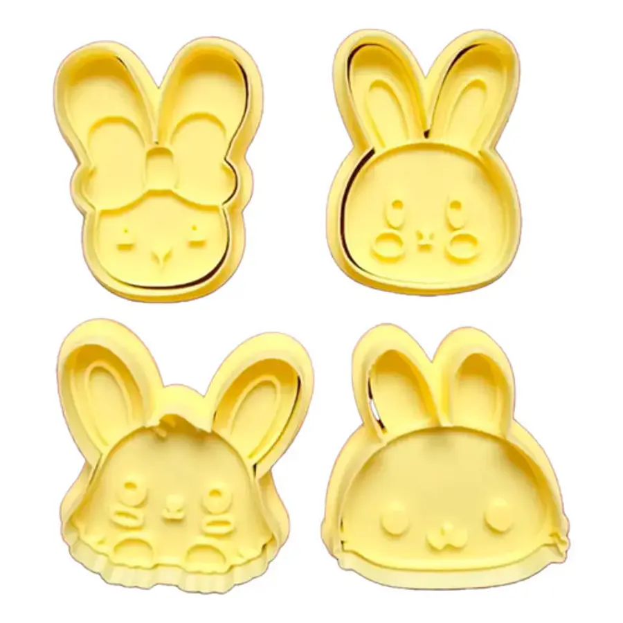 Cortadores De Galletas - Conejitos De Pascua (pack 4 Un)