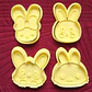 Cortadores De Galletas - Conejitos De Pascua (pack 4 Un) - Miniatura 2