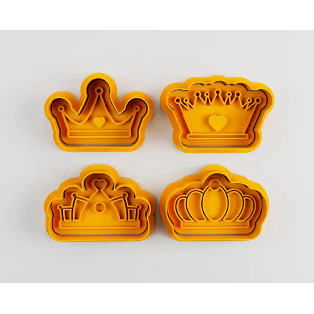 Cortador De Galletas Corona (pack 4 Un)