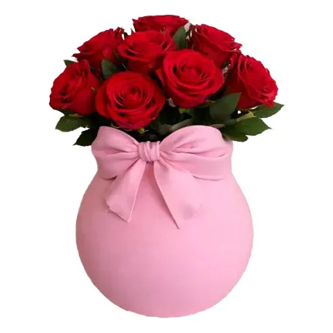 Jarrón Con Lazo - San Valentín 1