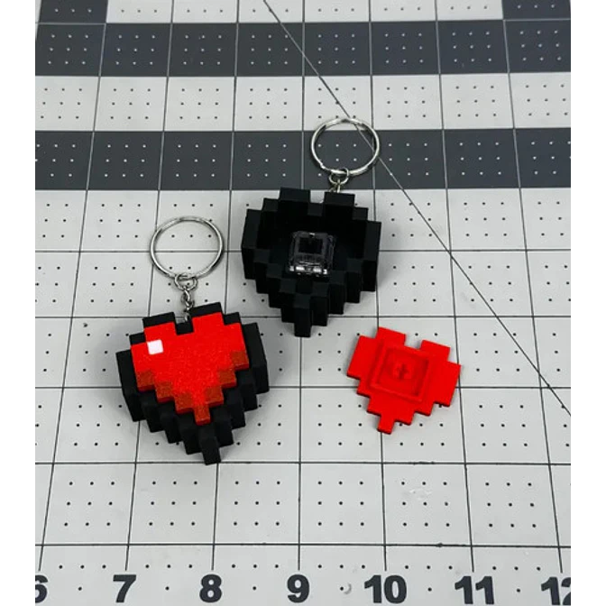 Figura Clicker Corazón Pixel 3