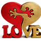 Figura Decorativa - Corazones Enamorados Día De San Valentín - Miniatura 1