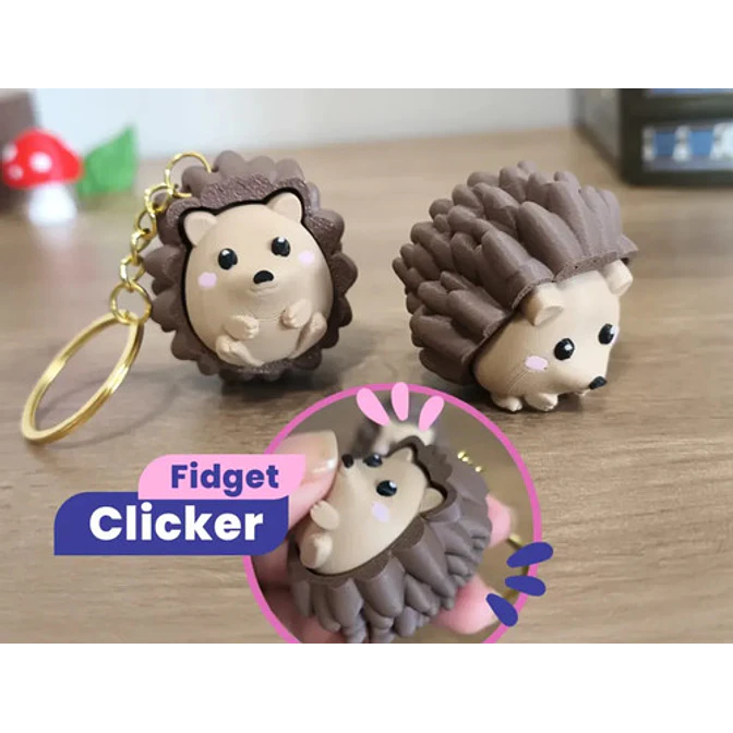 Clicker Antiestrés De Erizo 4