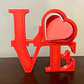 Figura Decorativa - Letrero De Amor Con Corazón - Miniatura 2