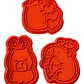 Cortadores De Galletas De Capibara - San Valentín - Miniatura 1