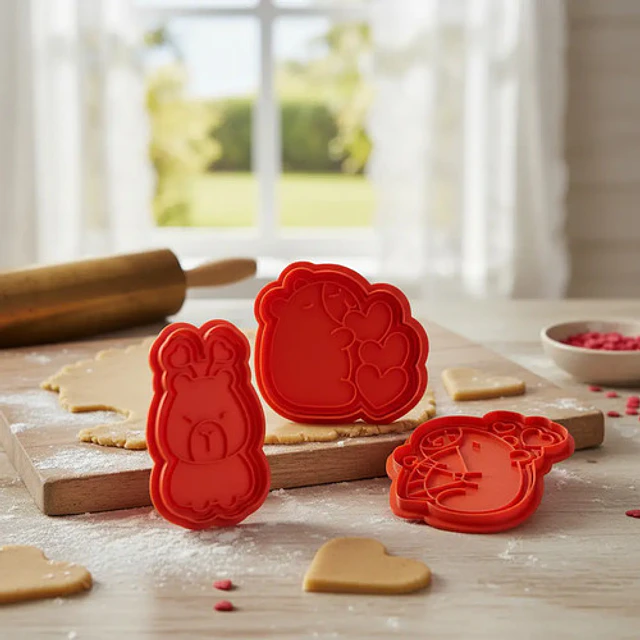 Cortadores De Galletas De Capibara - San Valentín
