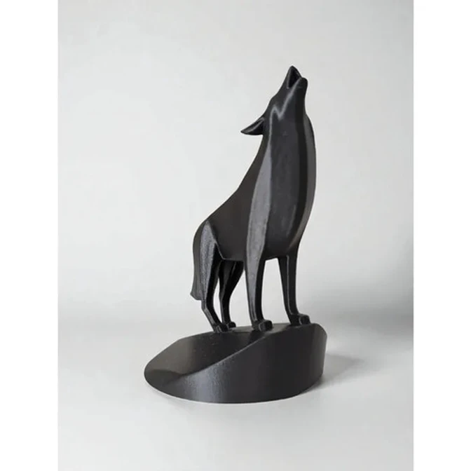 Escultura Lobo Aullador 1