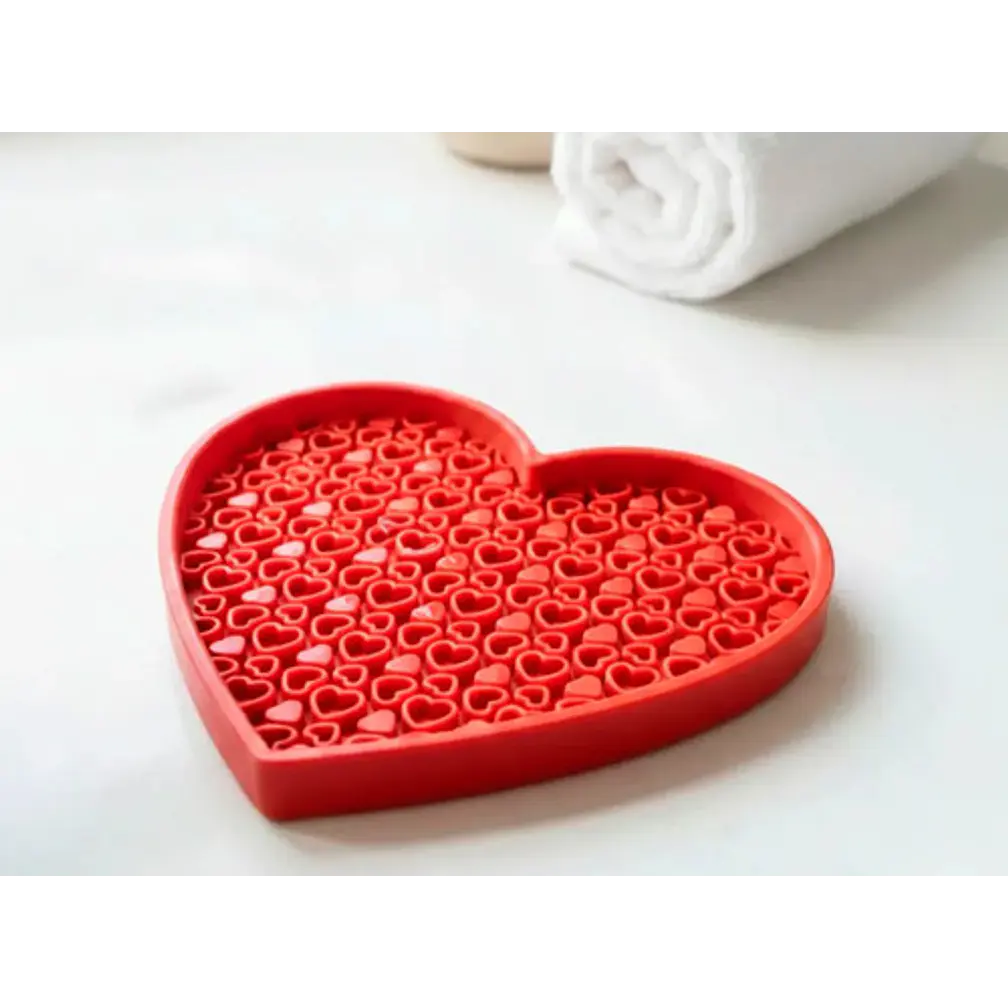 Limpiador De Brochas De Maquillaje - Diseño Corazón 4