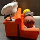 Sofá De Friends Para Figuras De Mcdonalds - Miniatura 3