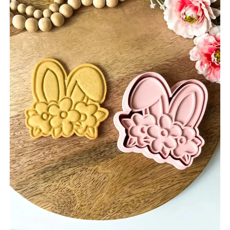 Cortador Y Sello De Galletas - Orejas De Conejito De Pascua