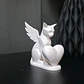Figura Decoración- Escultura Gato Alado Moderno - Miniatura 3