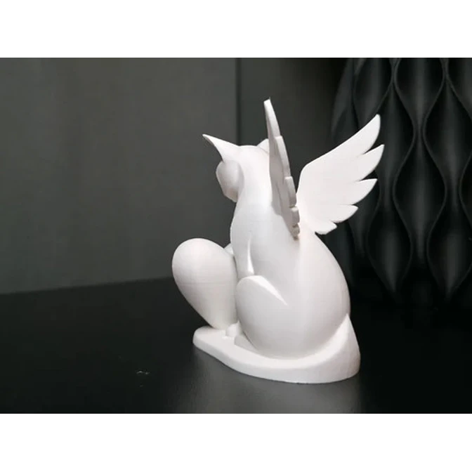 Figura Decoración- Escultura Gato Alado Moderno 4