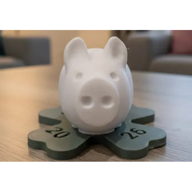 Figura Decorativa De Cerdo De La Suerte Año Nuevo 2026 1