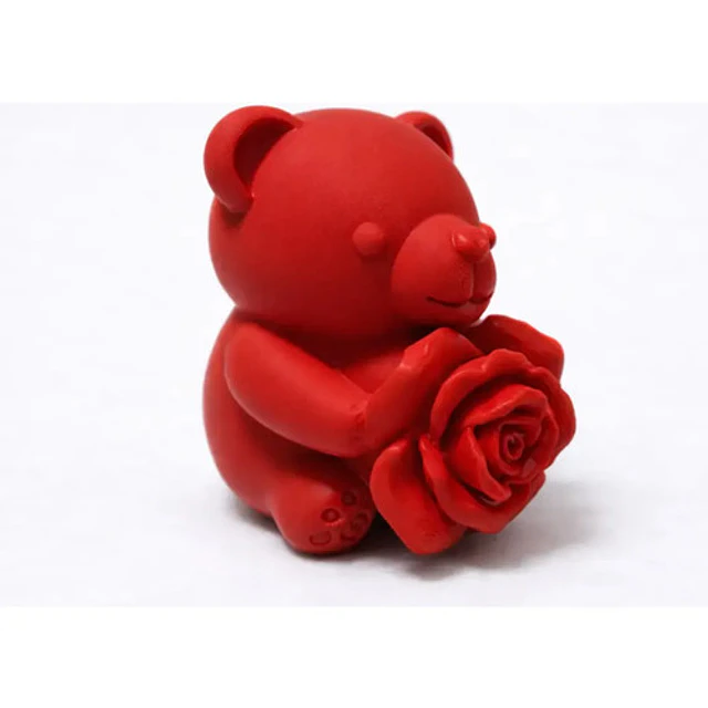 Figura Decorativa San Valentín - Oso De Rosas