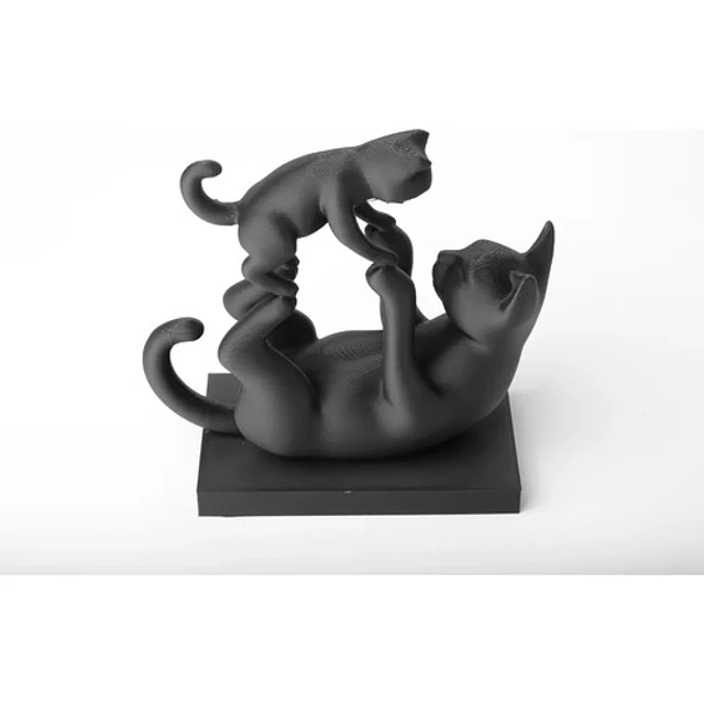Escultura Gatos Fraternales