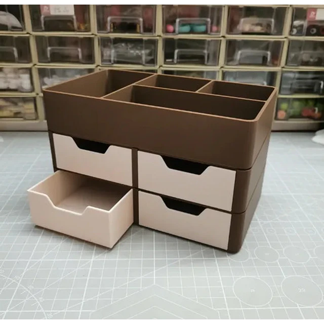 Organizador De Escritorio Apilable Con Cajones