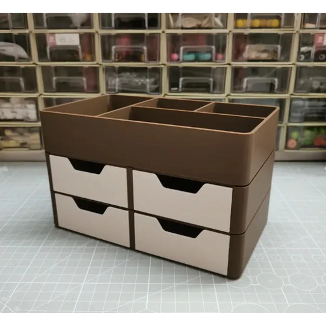 Organizador De Escritorio Apilable Con Cajones