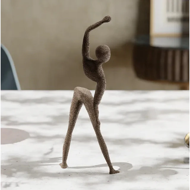 Escultura Abstracta De Yoga