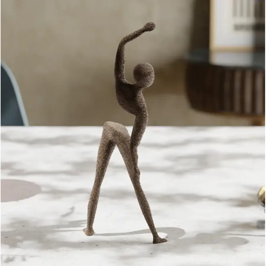 Escultura Abstracta De Yoga