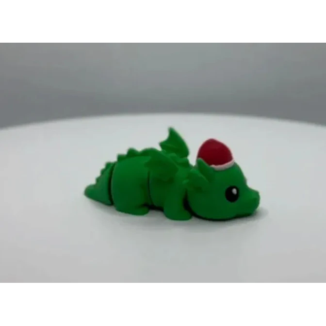 Figura Decorativa De Dragón Navideño Flexible 3