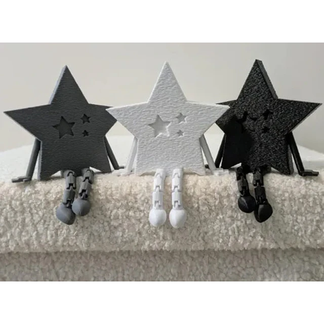 Figura Decorativa Articulada Para Estantería - Pack 3