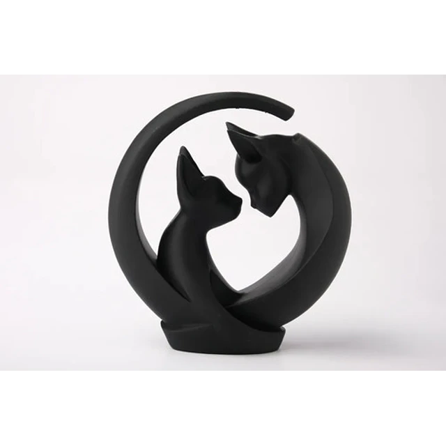 Escultura Abrazo Felino Creciente
