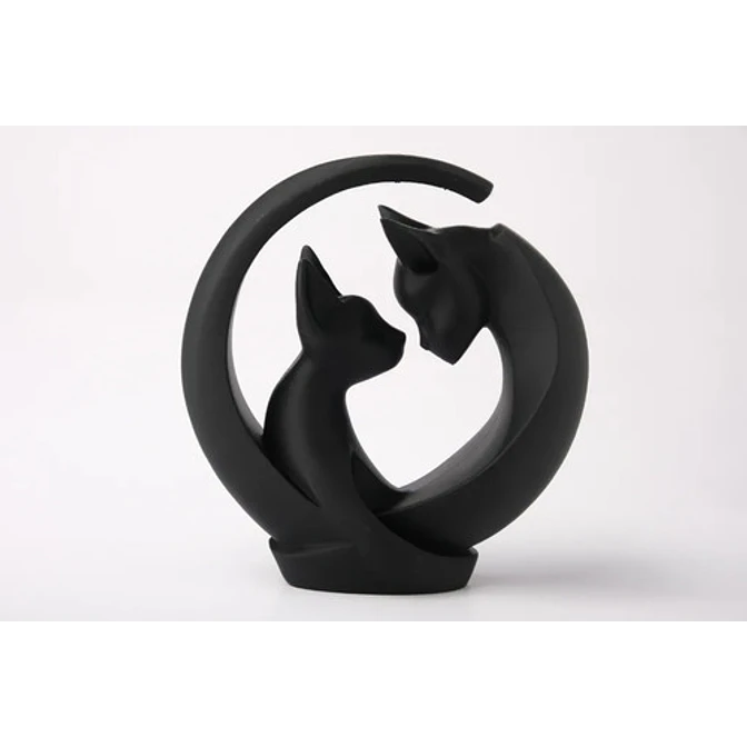Escultura Abrazo Felino Creciente 1