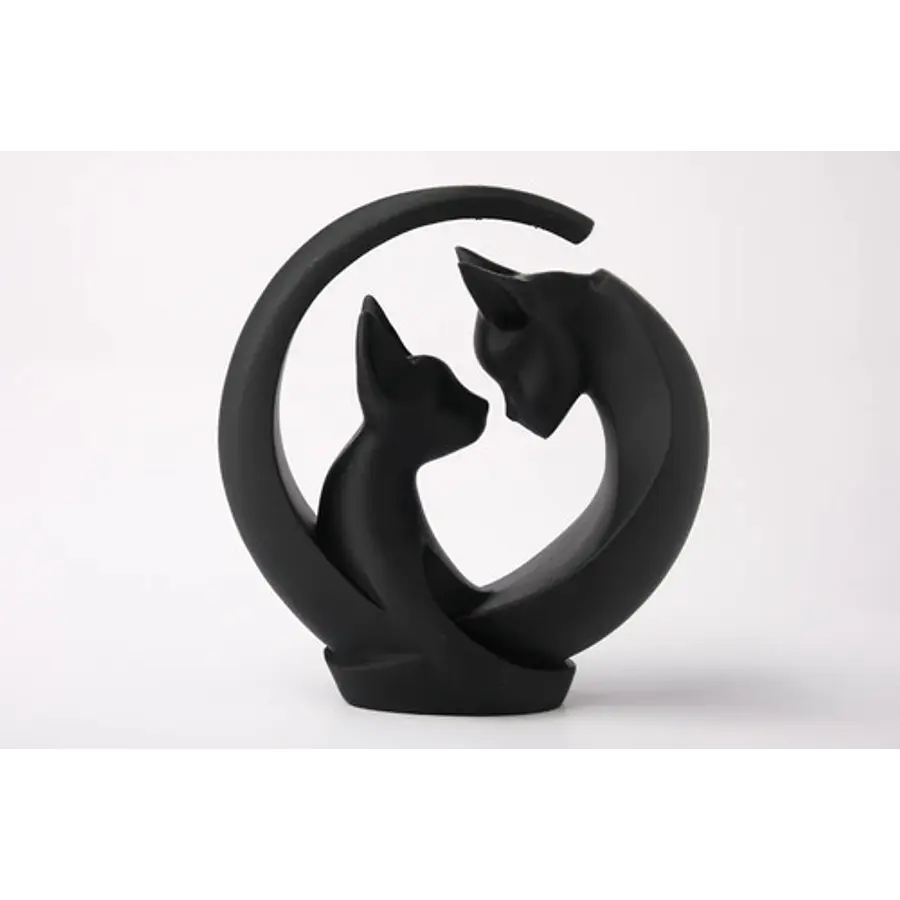Escultura Abrazo Felino Creciente