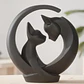 Escultura Abrazo Felino Creciente - Miniatura 2