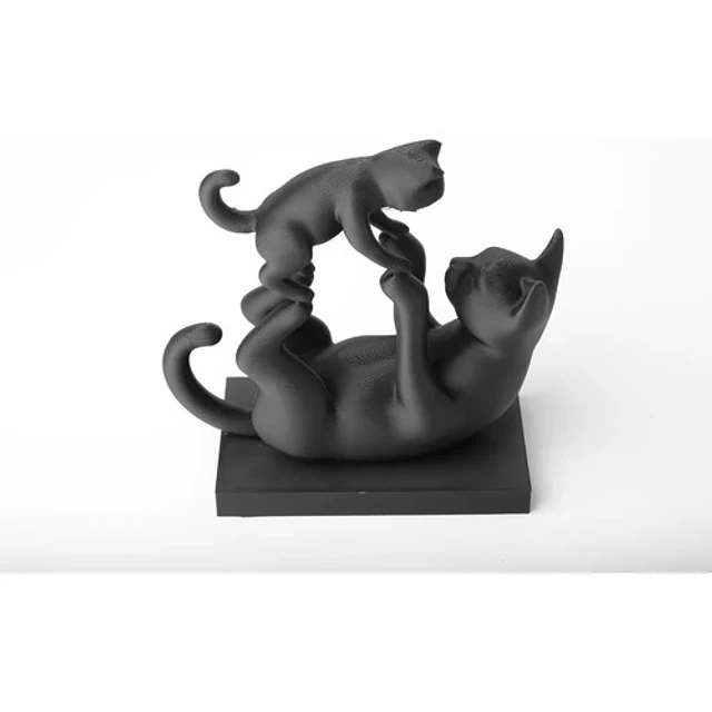 Escultura Gatos Juguetones