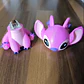 Figura Clicker Stitch Rosado - Miniatura 3