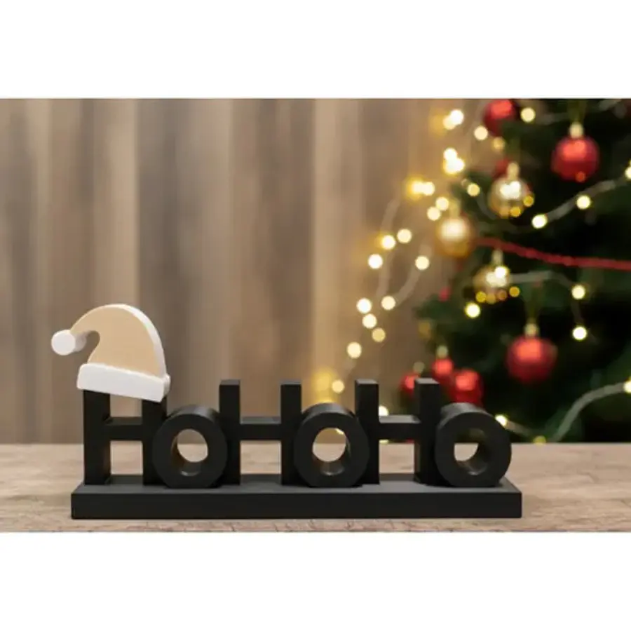 Figura Decorativa De Ho Ho Ho