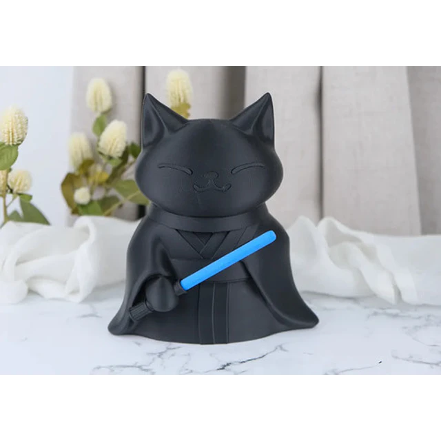 Escultura Gato Jedi