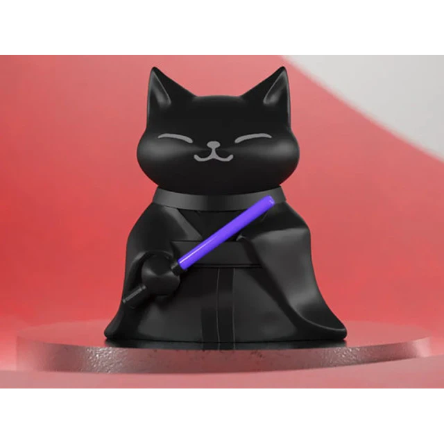 Escultura Gato Jedi