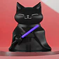 Escultura Gato Jedi - Miniatura 2