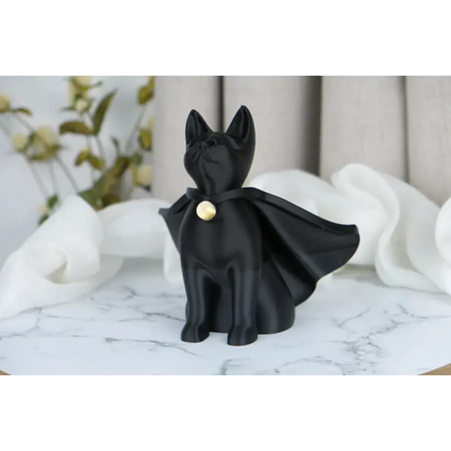 Escultura Gato Superhéroe