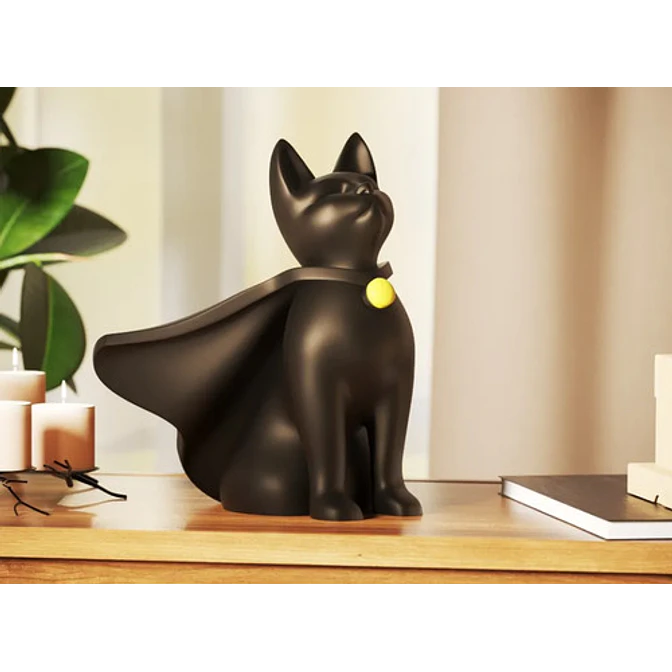 Escultura Gato Superhéroe 2
