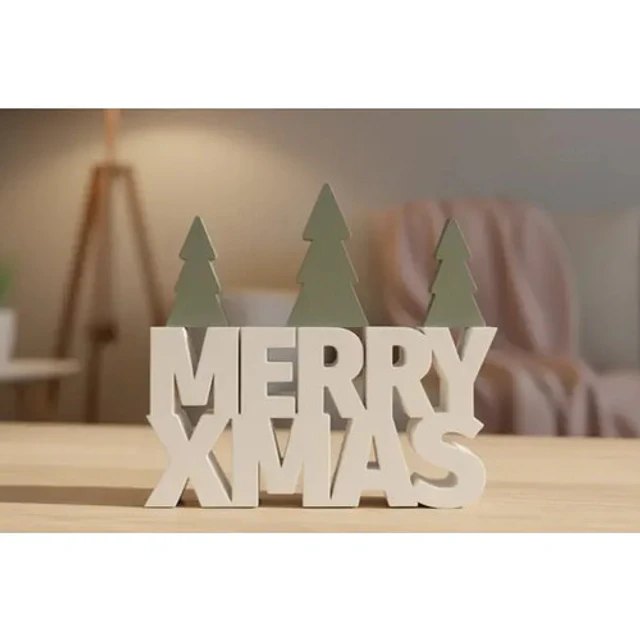 Figura Decorativa De Feliz Navidad