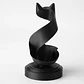 Escultura Gato De Cinta - Miniatura 1