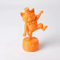 Escultura Gato De Circo Bailarín - Miniatura 1