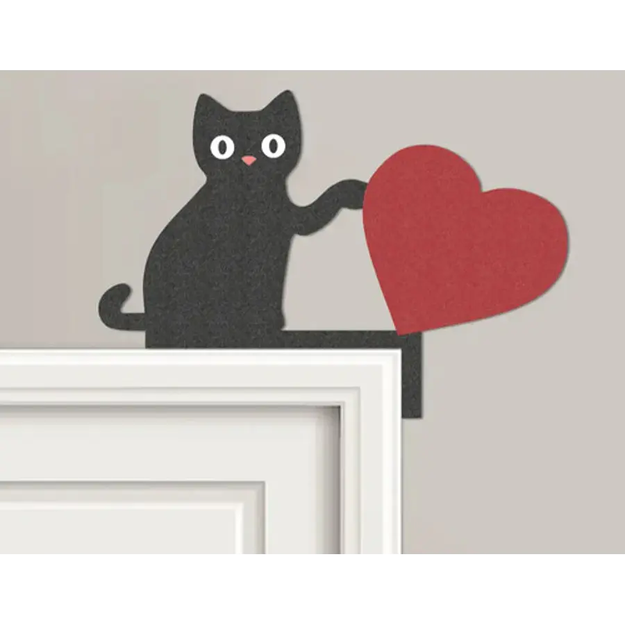 Esquinero De Puerta Gato San Valentín
