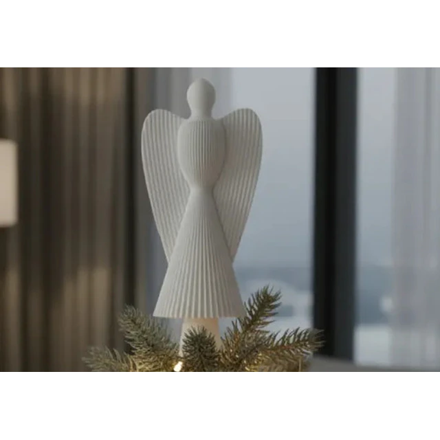 Figura Decorativa De Ángel Estriado
