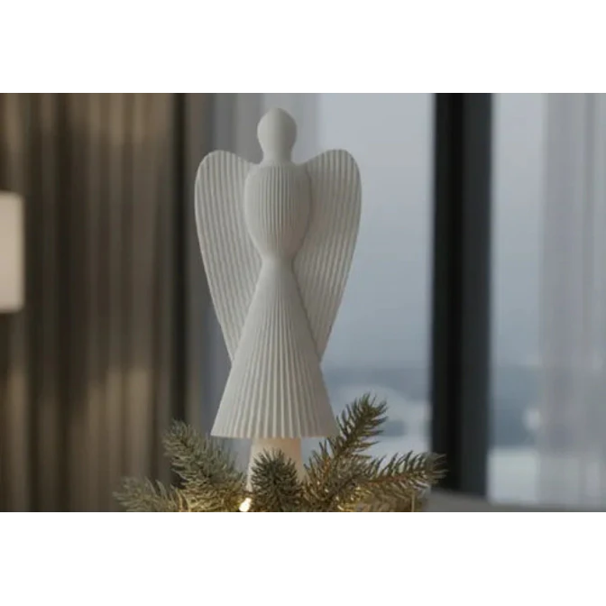 Figura Decorativa De Ángel Estriado 2