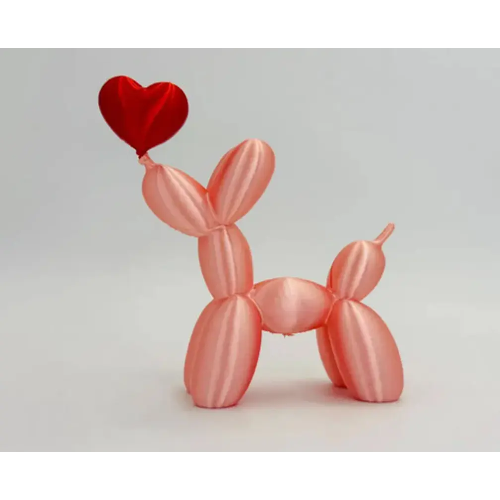 Figura San Valentín - Perro Globo Con Corazón 3
