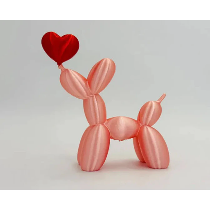 Figura San Valentín - Perro Globo Con Corazón 3